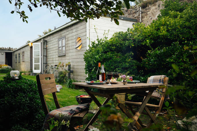 The Cabin at Halzephron House garden, Helston, Cornwall, England