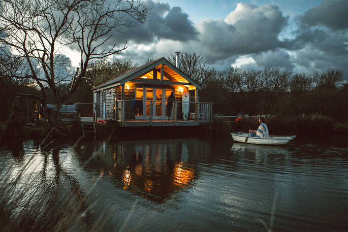 Boat house cabin