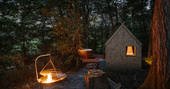Hansel cabin at Hinterlandes firepit, Lorton, Cumbria
