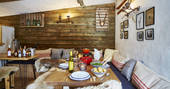 The alternative communal dining space - perfect for a summers evening