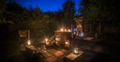 Stargaze from the private wood-fired hot tub at The Secret Garden in Hertfordshire