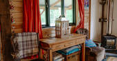 inside the Paraty's Bothy in Shropshire