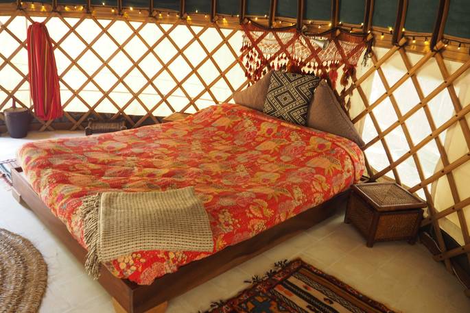 Poniente yurt bed, Cadiz, Spain