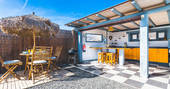 Eco Beach Yurts outdoor kitchen, glamping, Finca de Arrieta, Haría, Lanzarote, Spain
